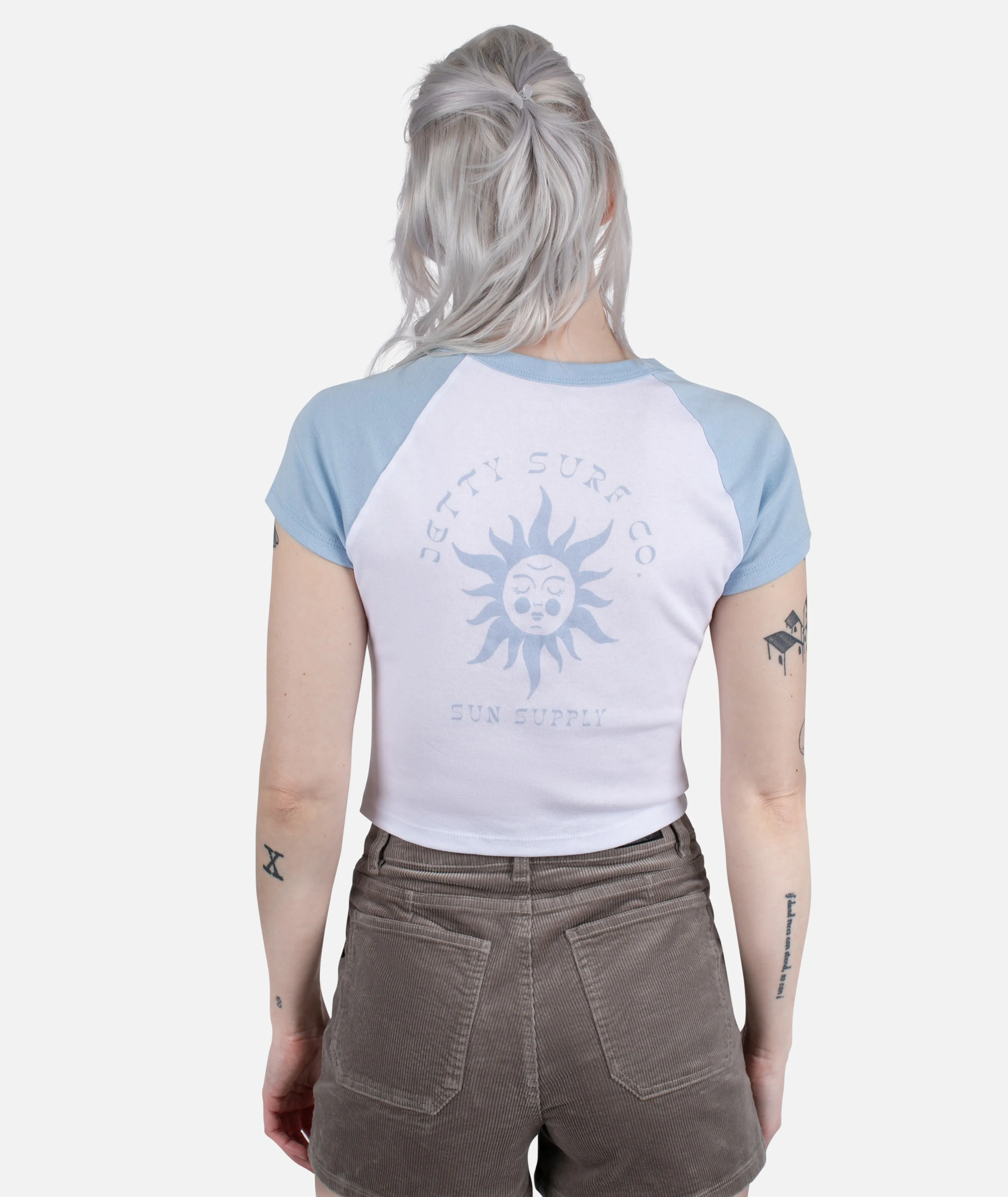 Sun Supply Short Sleeve Tee - White sold by JETTY product image thumbnail 3
