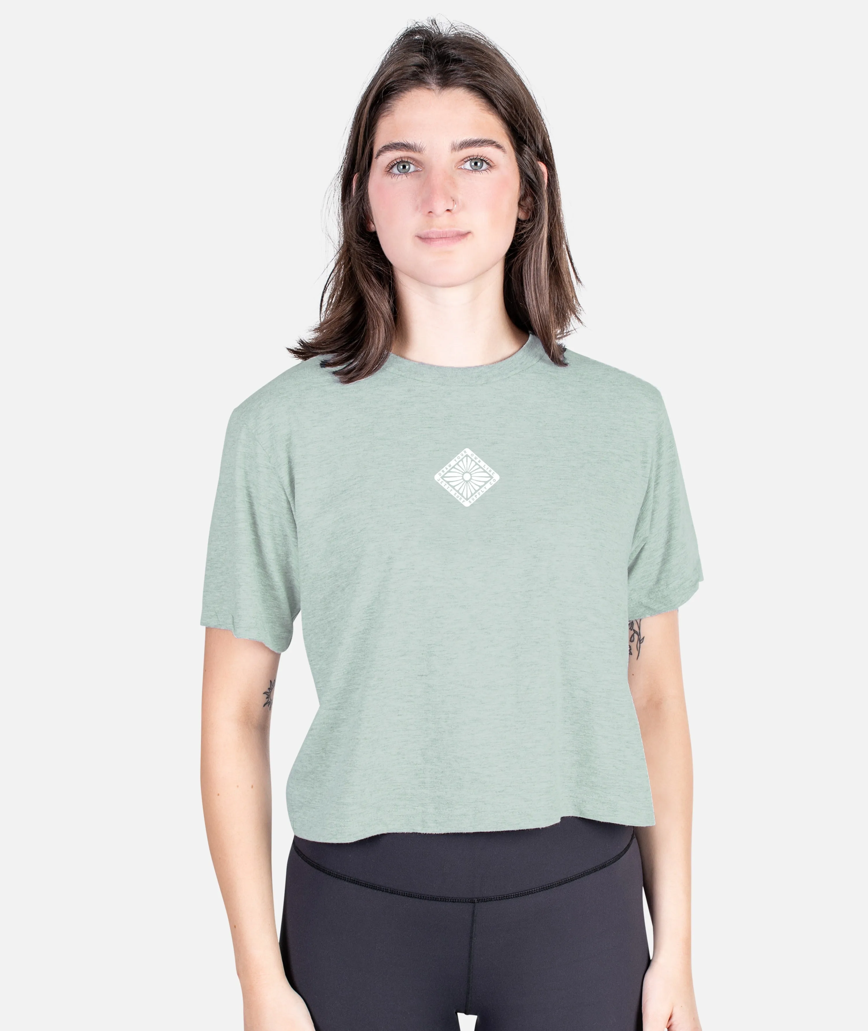 Pendant Tee - Green sold by JETTY