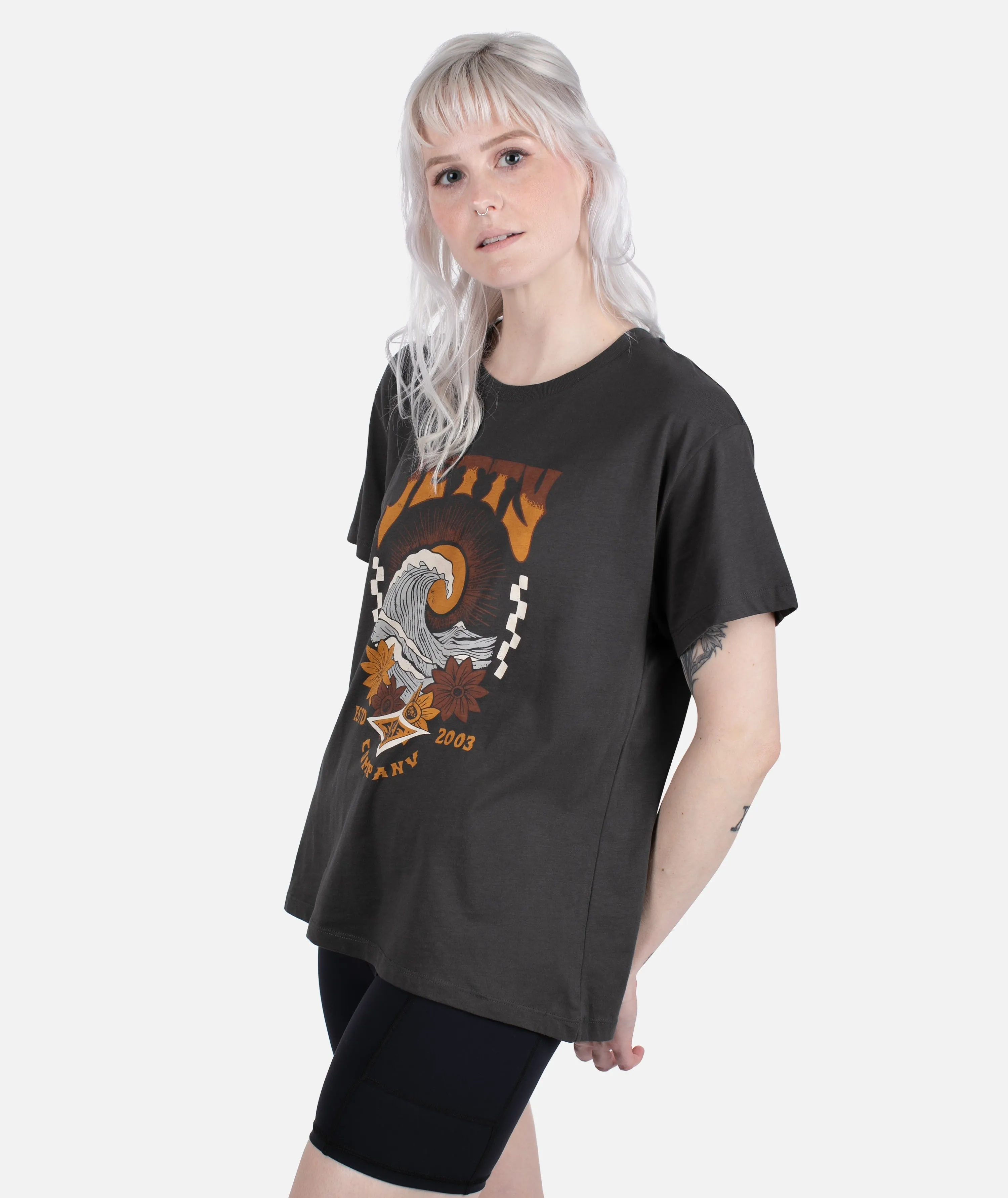 Whitecap Tee - Black sold by JETTY product image thumbnail 2