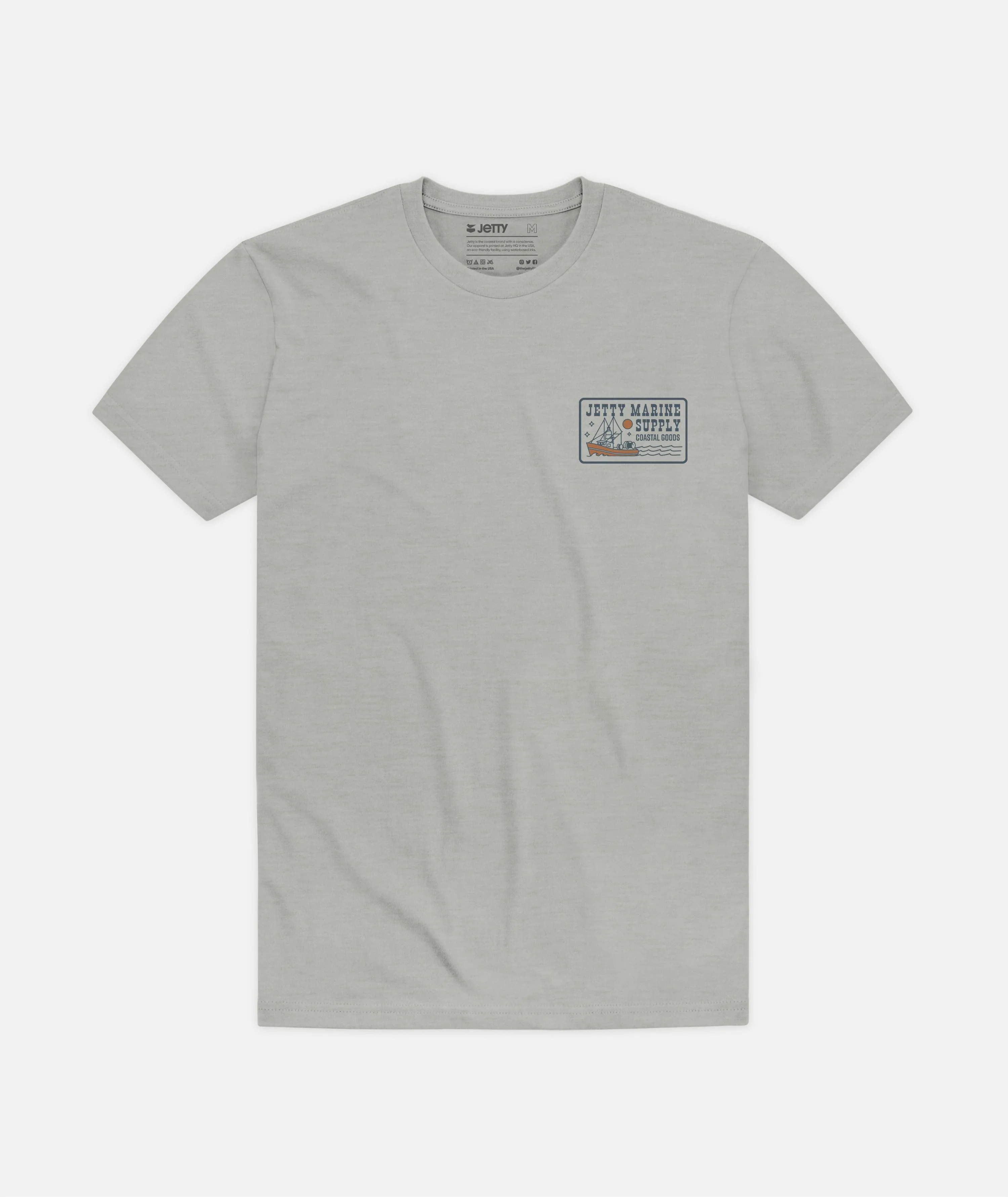 Trawler Tee - Heather Grey sold by JETTY product image thumbnail 2