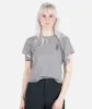 Wave Snake Tee - Grey sold by JETTY