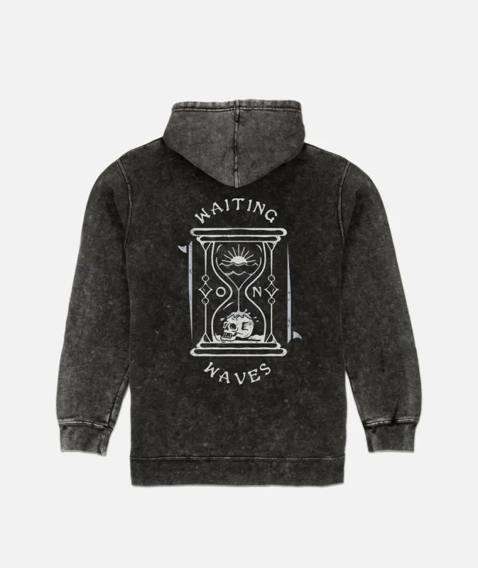 Waiting On Waves Hoodie - Black sold by JETTY