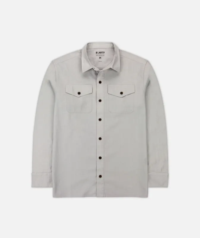 Noah Long Sleeve Shirt - Grey sold by JETTY