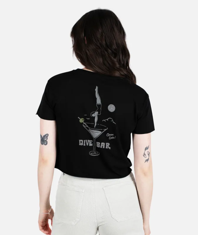 Dive Bar SS Tee - Black sold by JETTY
