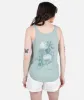 Flora Tank - Green sold by JETTY