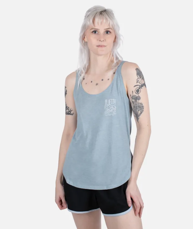 Lookout Tank - Light Blue sold by JETTY