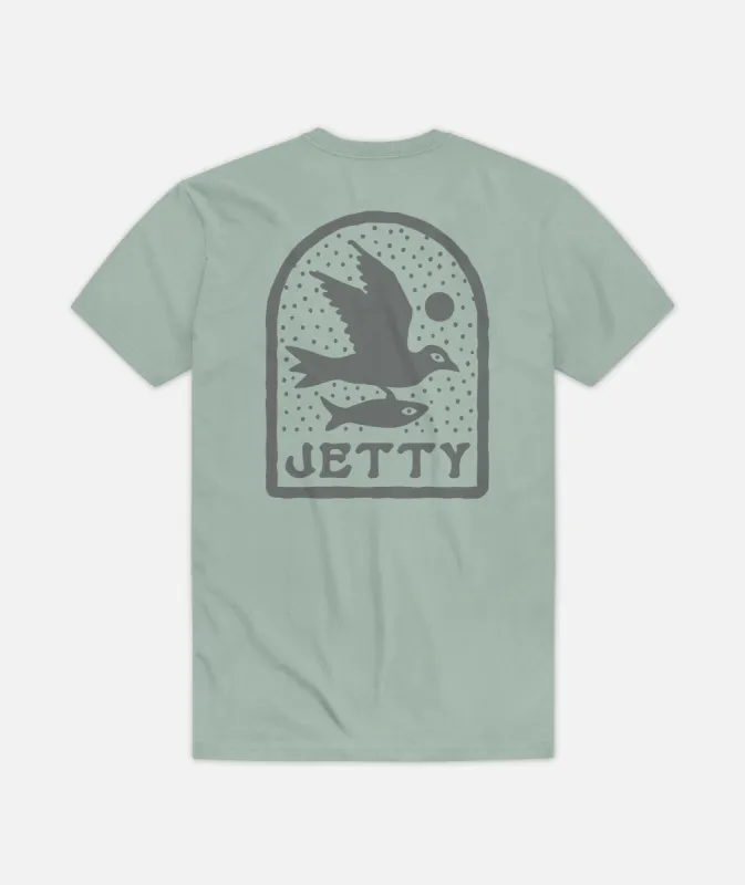 Fish Finder Tee - Green sold by JETTY