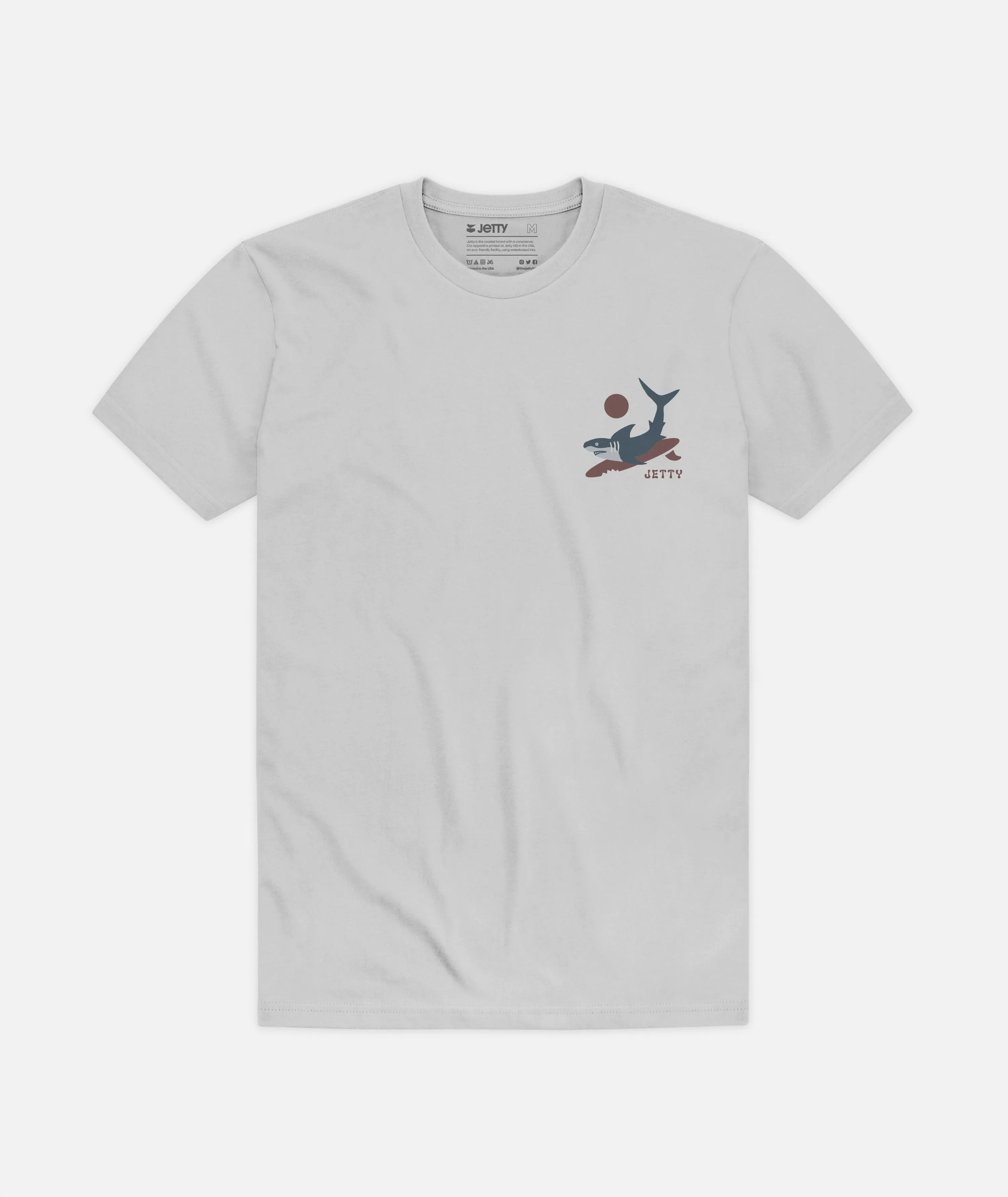 Boardbiter Tee - Silver sold by JETTY product image thumbnail 2