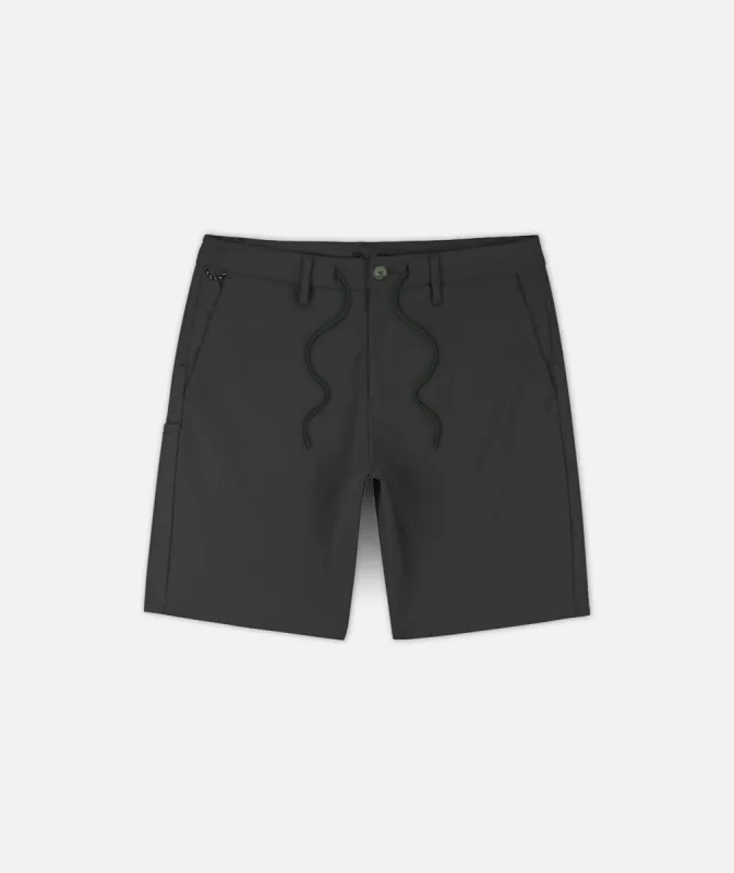Acadia Versatility Short - Black Sand sold by JETTY