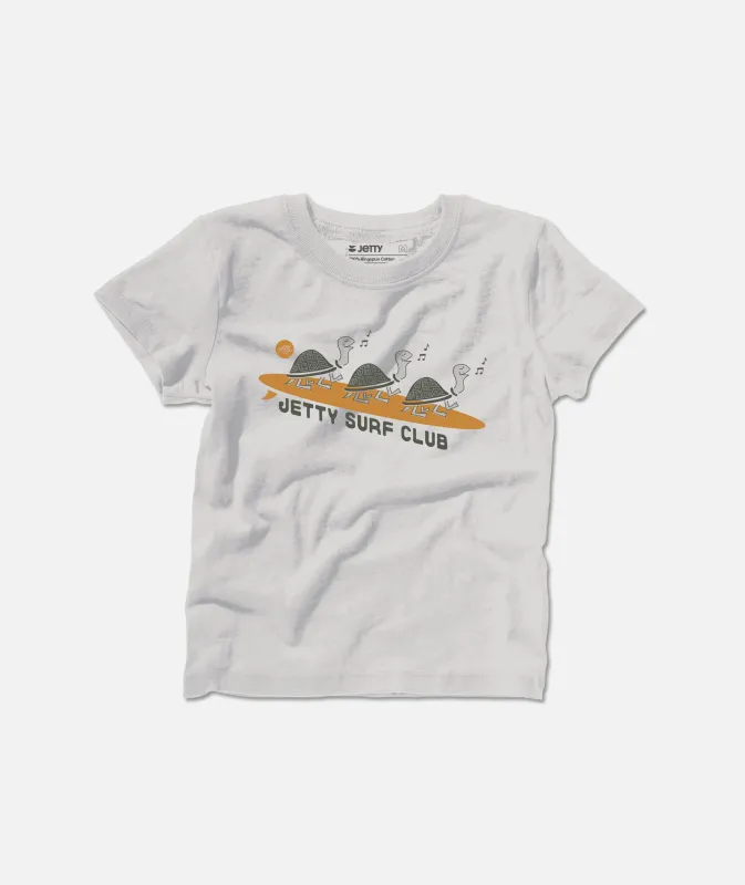 Turtle Surf Club Tee - Silver made by JETTY