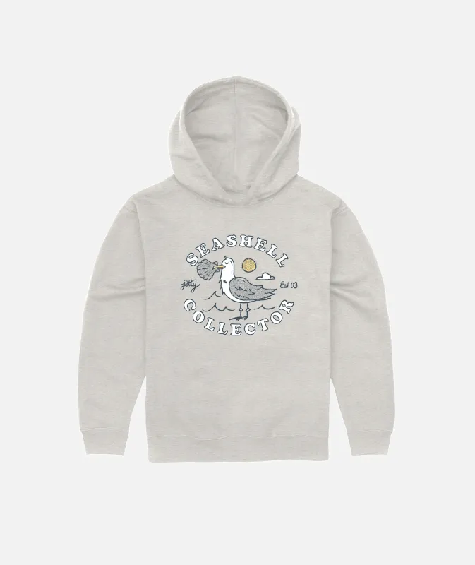 Seashell Collector Hoodie - Natural sold by JETTY