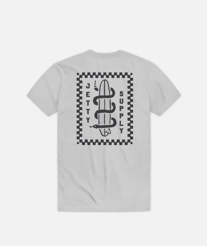 Snaker Tee - Silver sold by JETTY