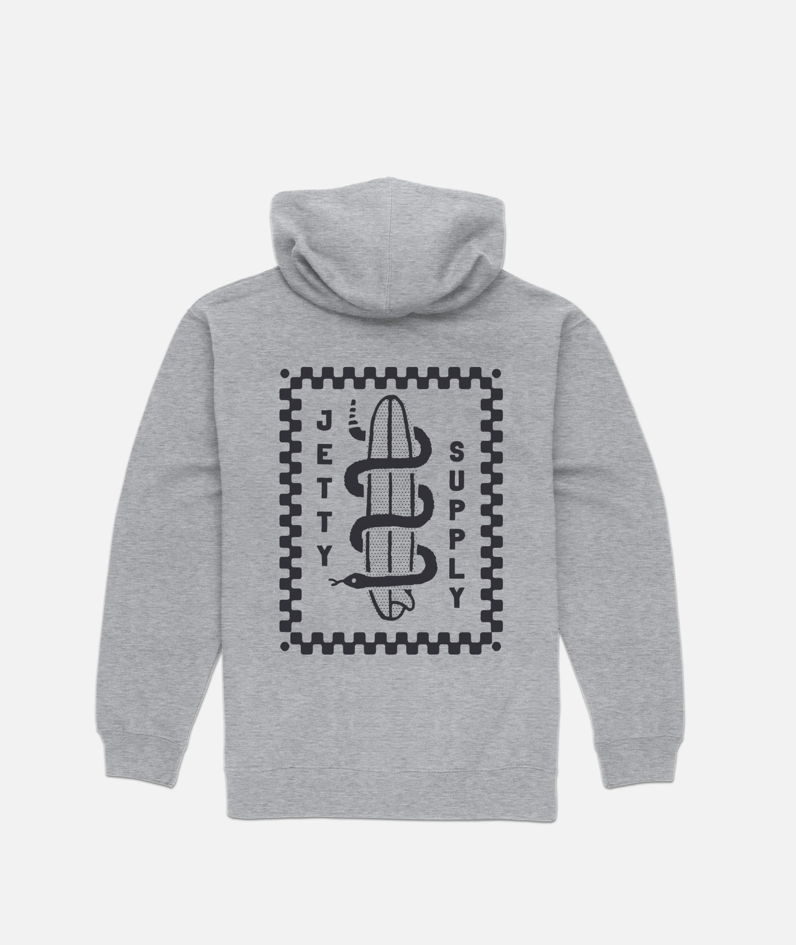 Snaker Hoodie - Heather Grey sold by JETTY