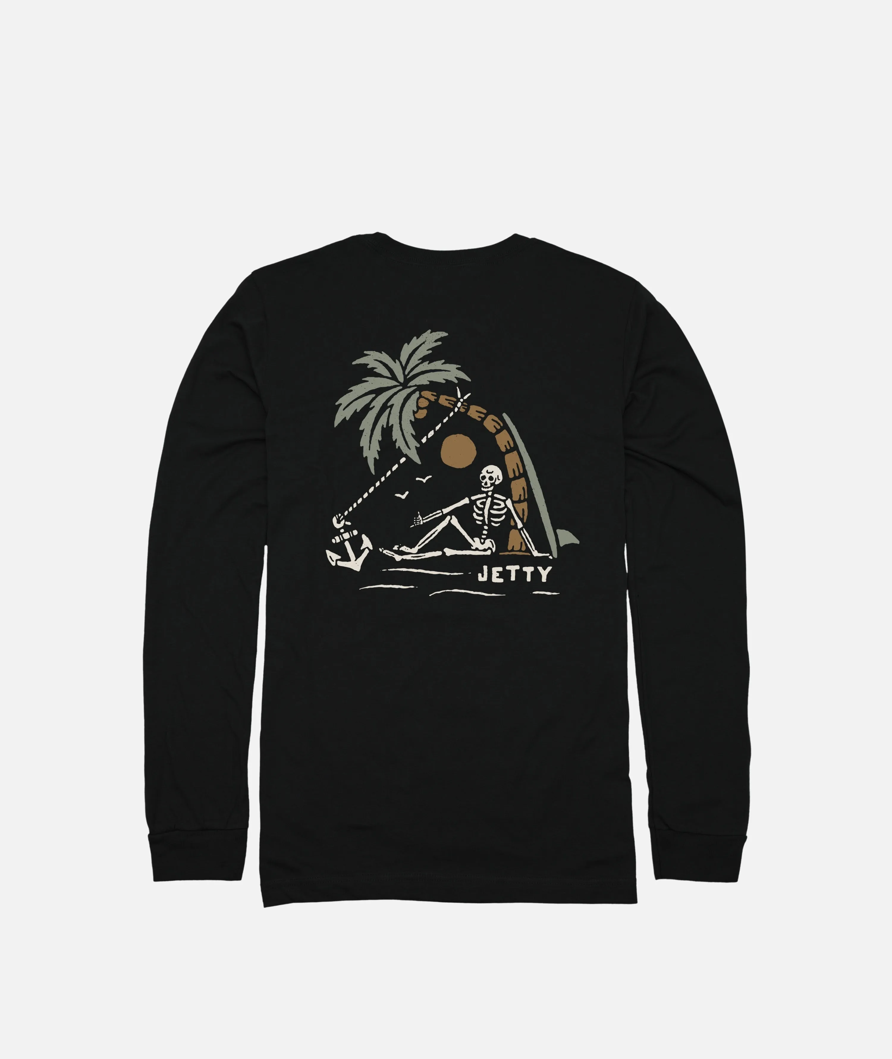 Grom No Mans's Land Long Sleeve - Black sold by JETTY