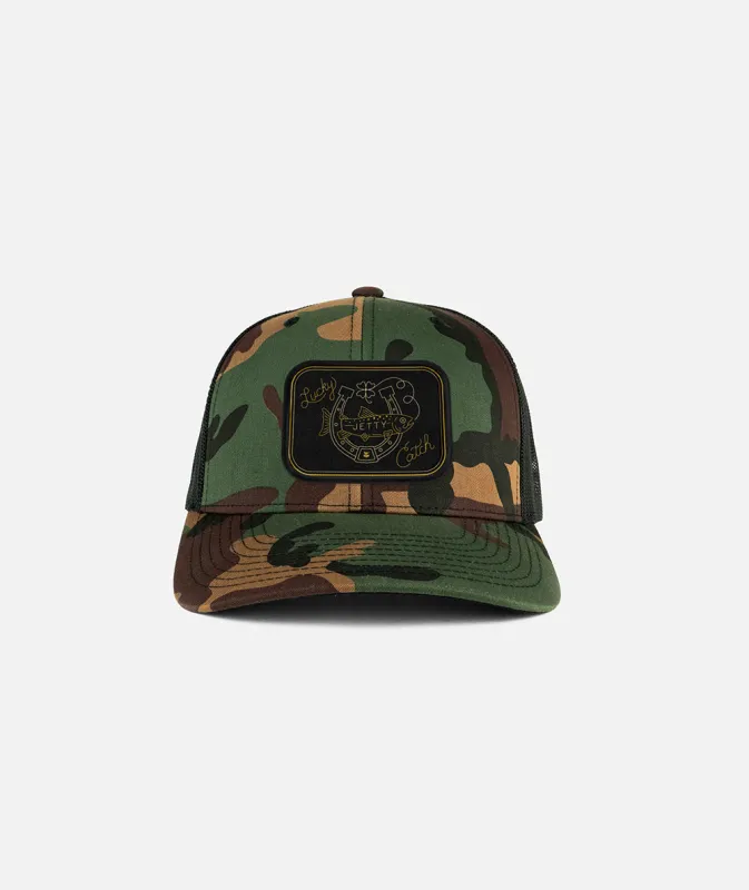 Lucky Hat - Black Camo made by JETTY
