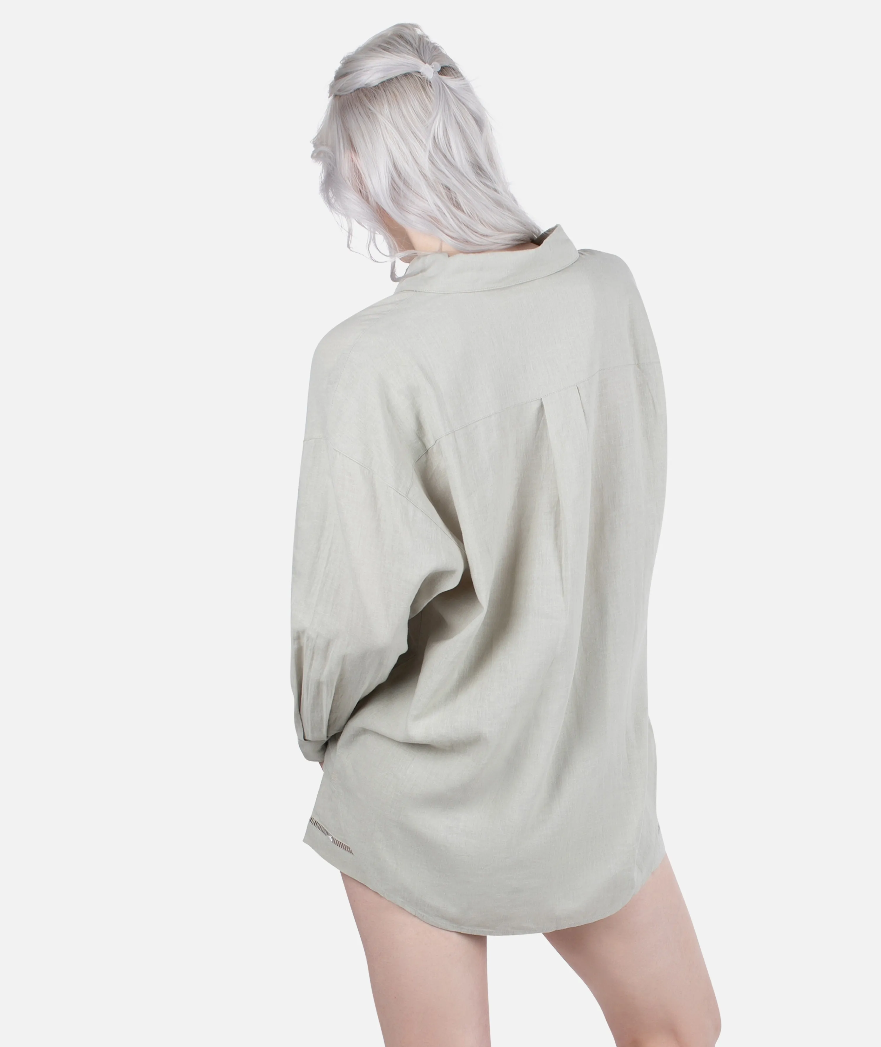 Atlantis Oversized Shirt - Sage Green sold by JETTY product image thumbnail 3