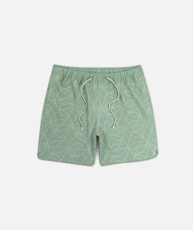Bayside Poolshort - Sage Green sold by JETTY