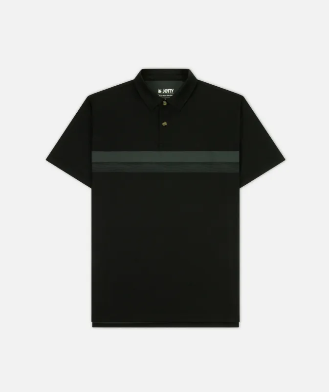 Bunker Polo Shirt - Black sold by JETTY