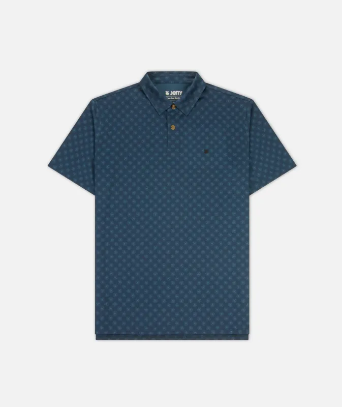 Bunker Polo Shirt - Blue sold by JETTY