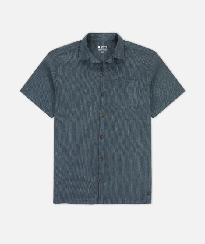 Daybreak Shirt - Navy sold by JETTY