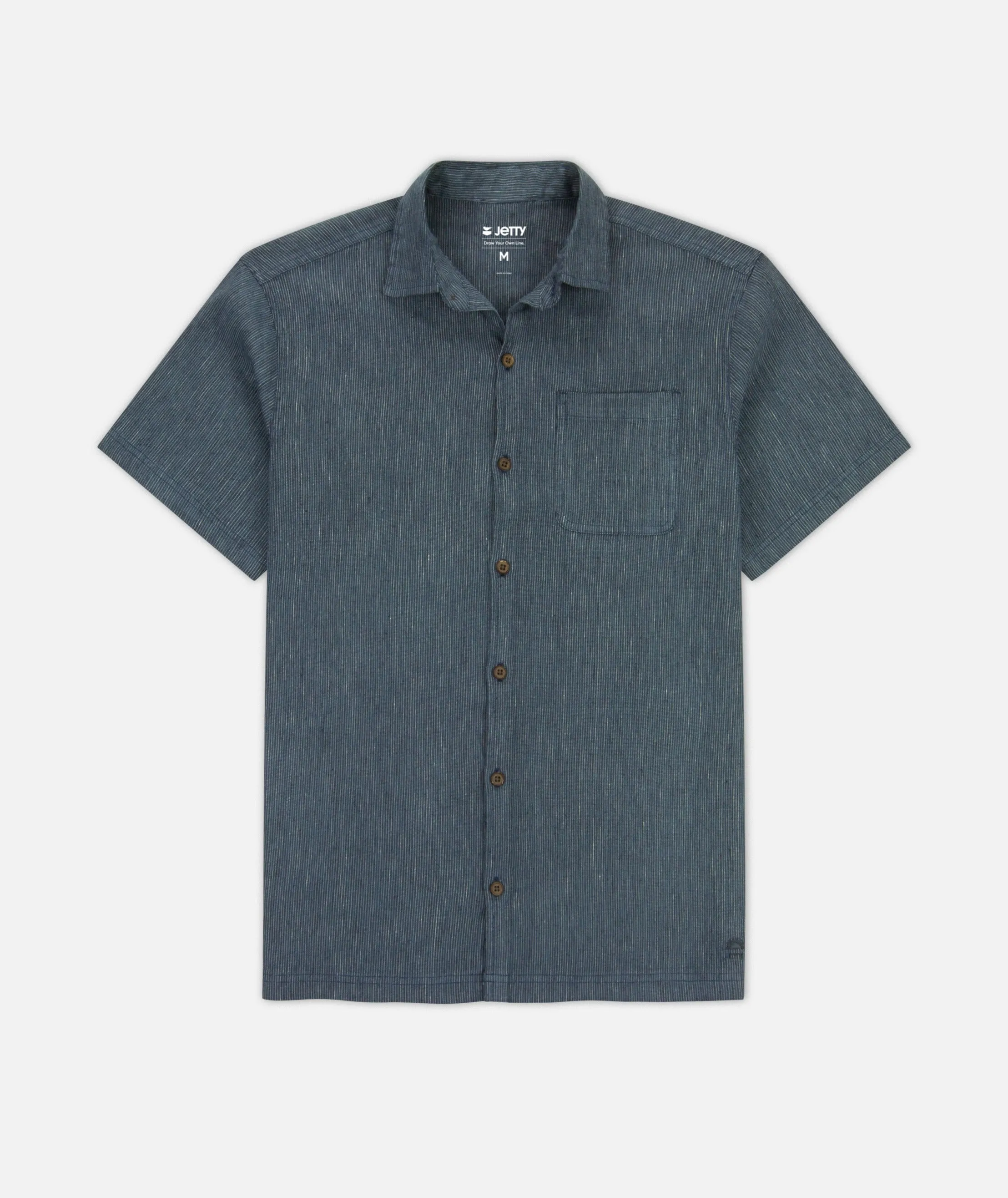 Daybreak Shirt - Navy sold by JETTY