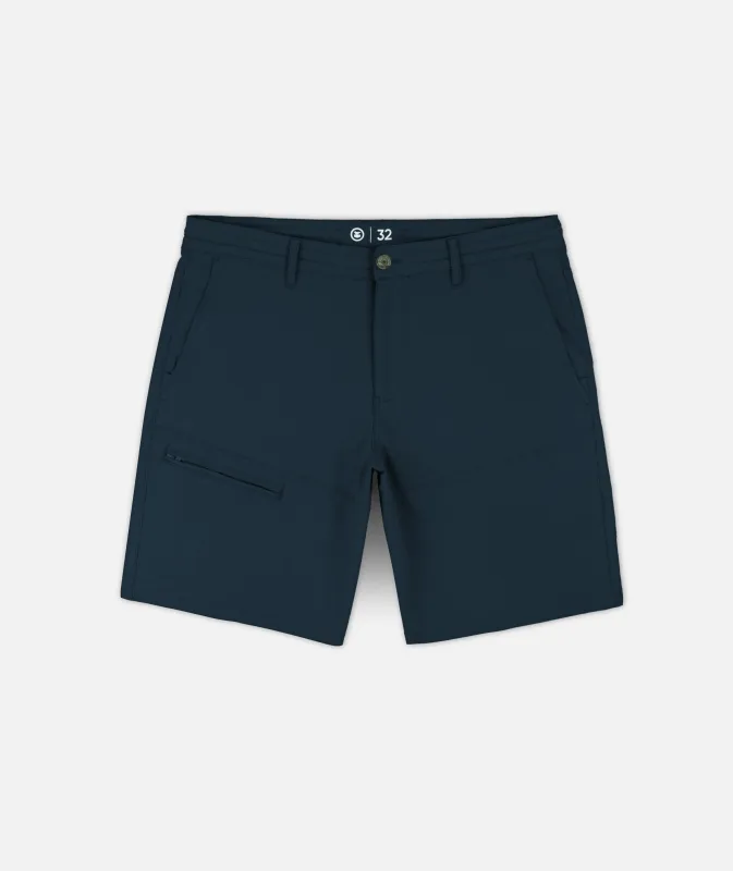 Mordecai Utility Short - Navy sold by JETTY