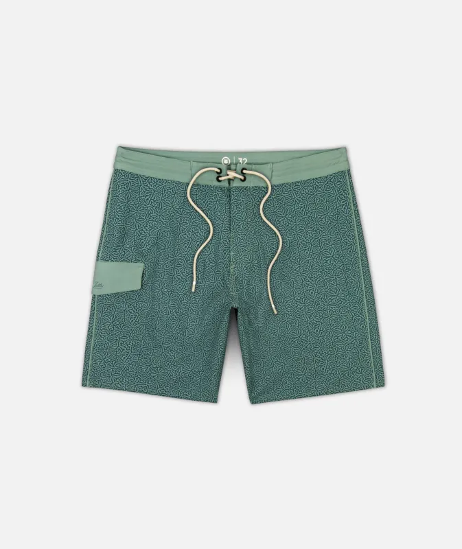 Holgate Boardshort - Mint sold by JETTY