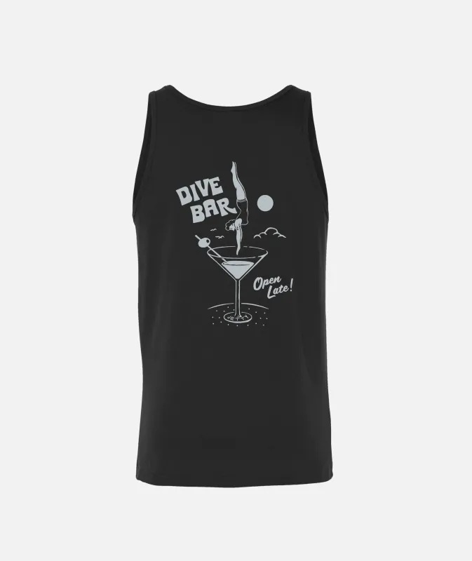 Dive Bar Tank - Black sold by JETTY