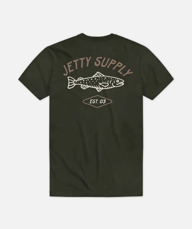 Chum Tee - Olive sold by JETTY