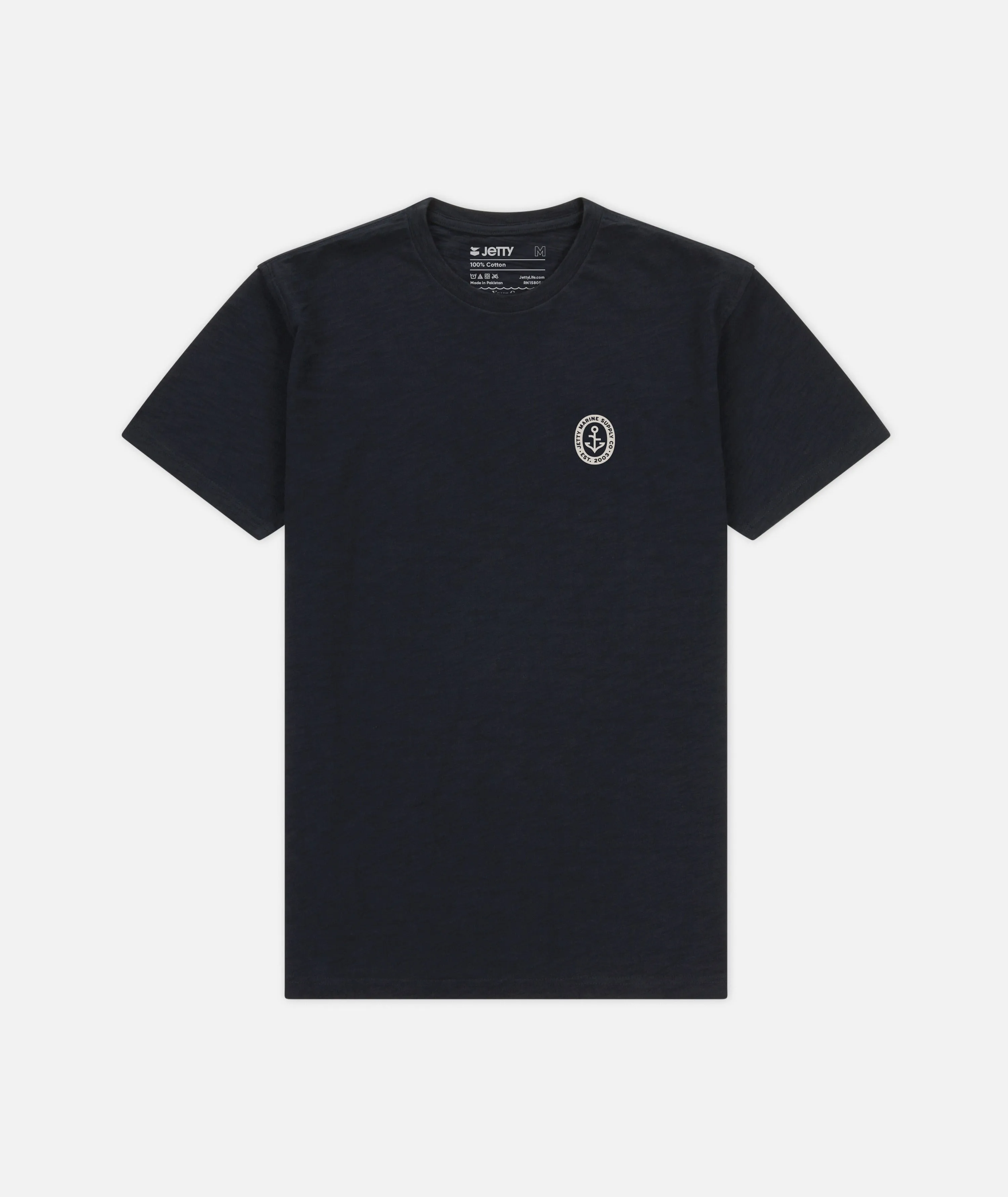 Sedge Premium Slub Tee - Graphite sold by JETTY