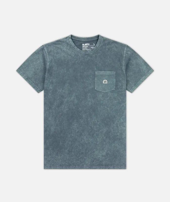 Tanker Heavyweight Tee - Indigo sold by JETTY