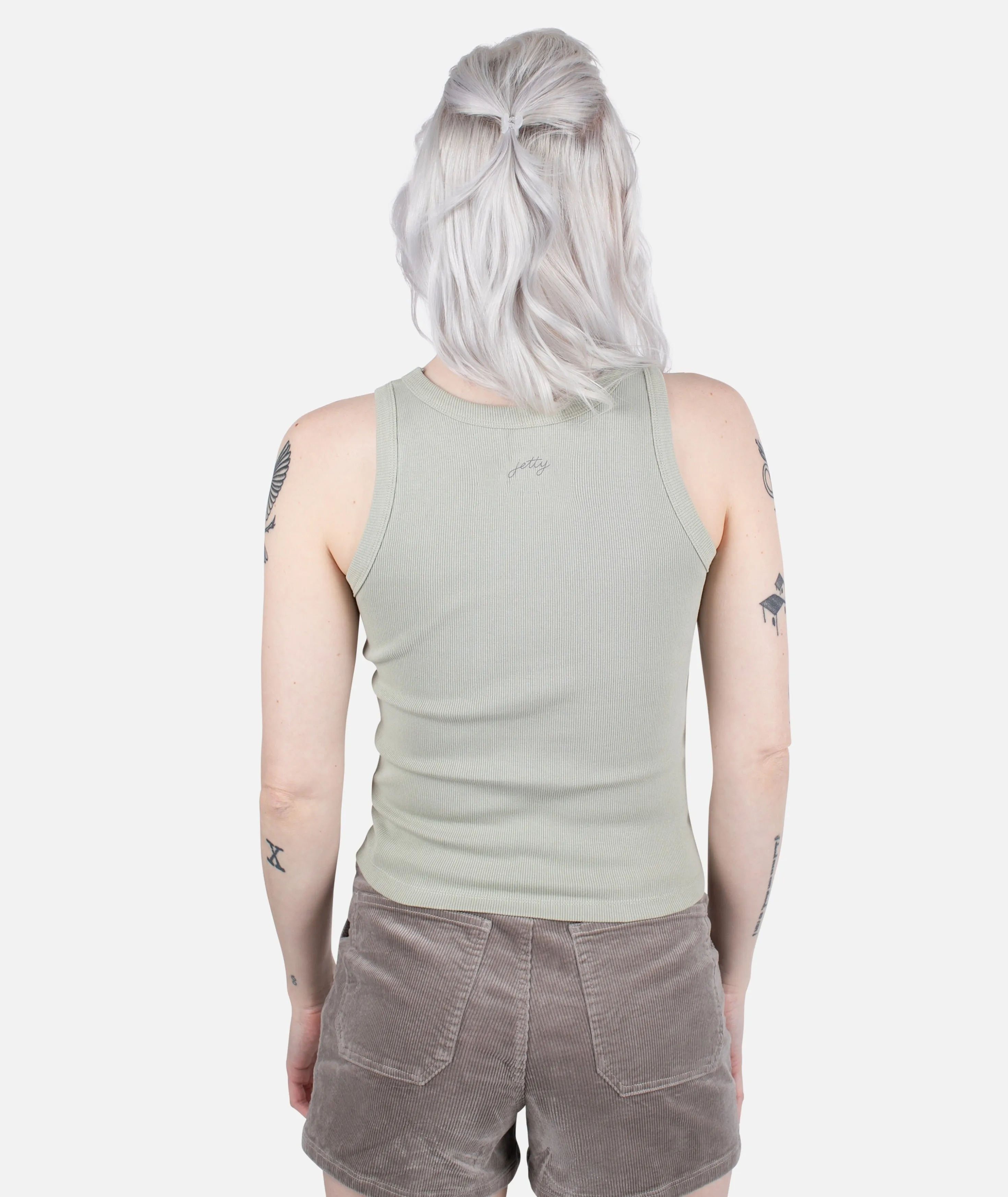 Mertini Microrib Tank - Sage sold by JETTY product image thumbnail 2