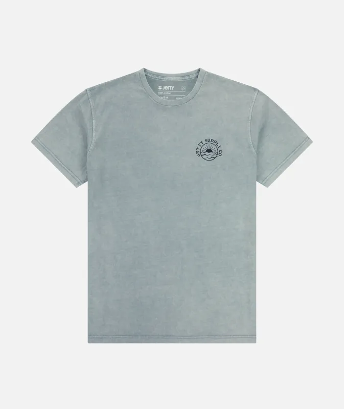 Waiting on Waves Tee - Light Blue sold by JETTY
