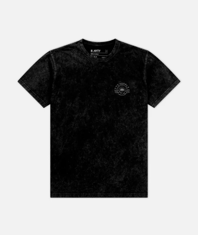 Waiting on Waves Tee - Black sold by JETTY