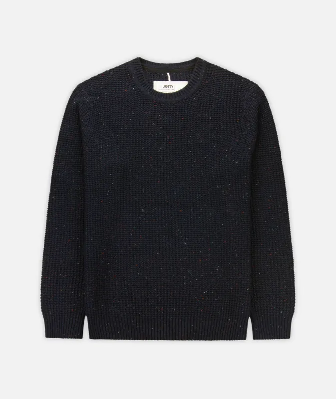 Paragon Sweater - Navy sold by JETTY