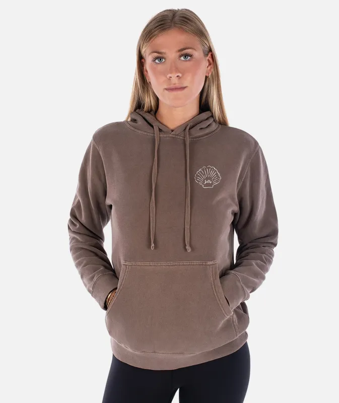 Pearl Hoodie - Brown sold by JETTY