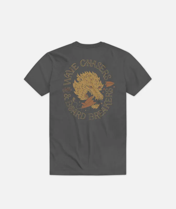 Breakers Tee - Iron sold by JETTY