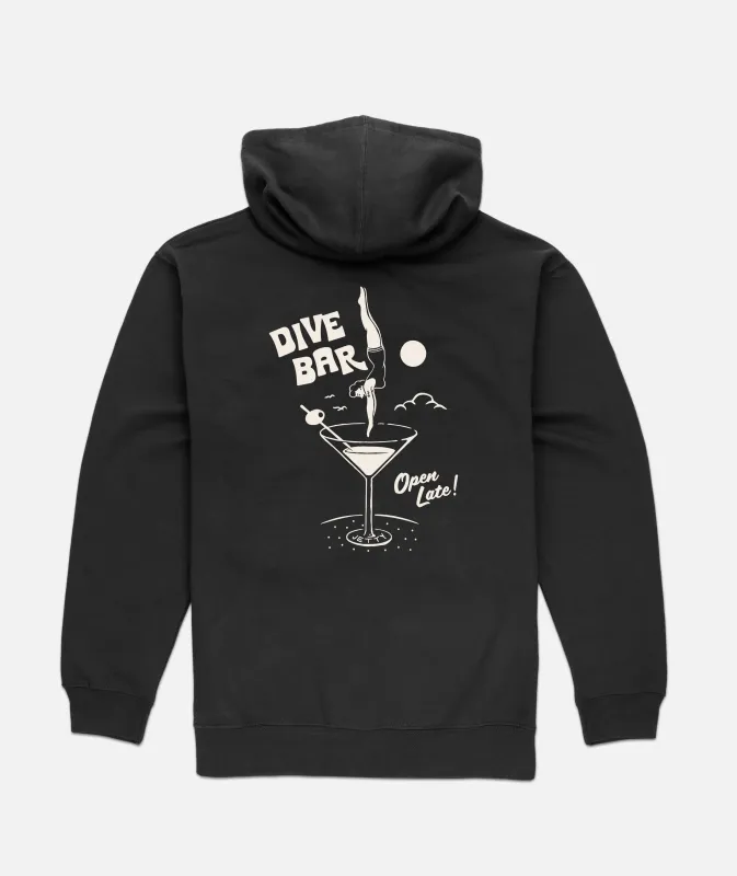 Dive Bar Hoodie - Charcoal sold by JETTY