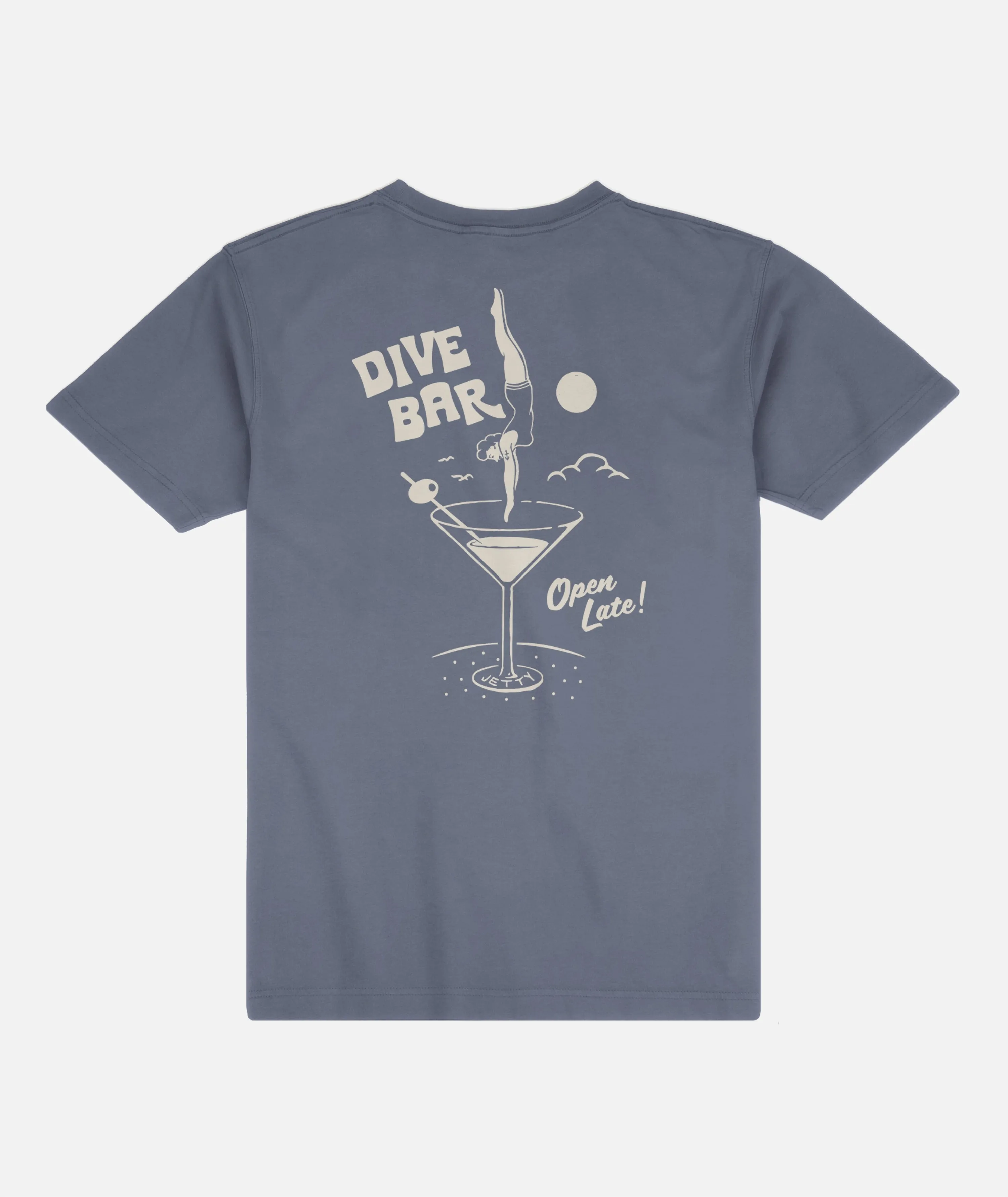 Dive Bar Tee - Fog sold by JETTY