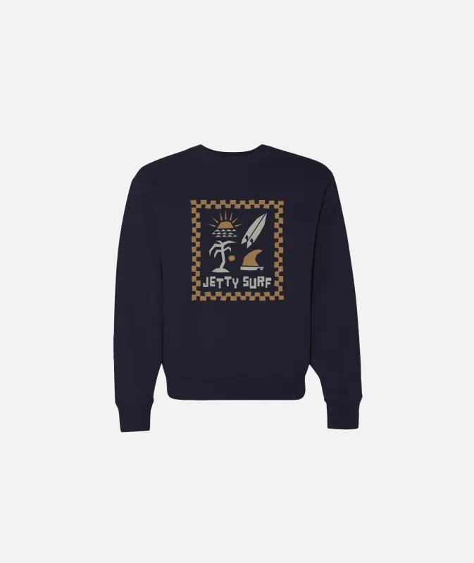 Tot Surf Supply Crewneck - Navy sold by JETTY
