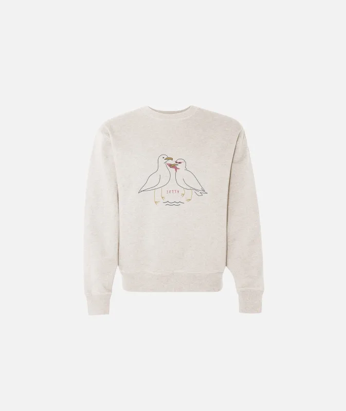 Tot Gulls Crewneck - Natural sold by JETTY