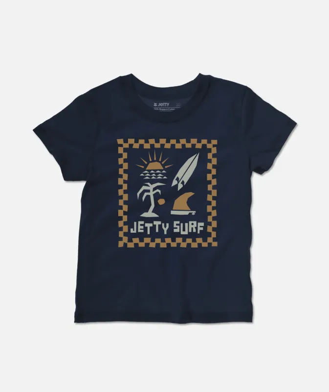 Tot Surf Supply Tee - Navy sold by JETTY