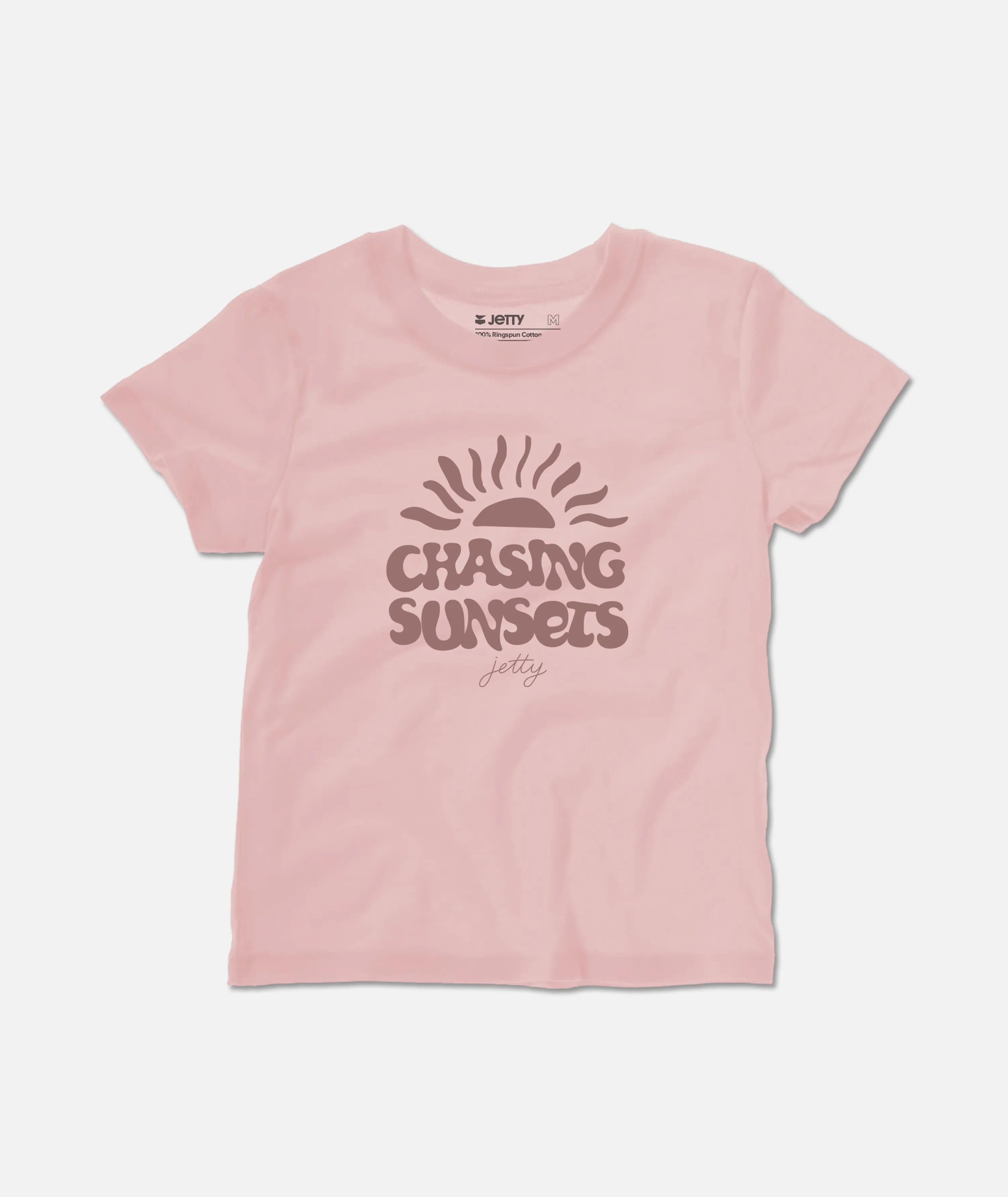Tot Chasing Sunsets Tee - Blush sold by JETTY