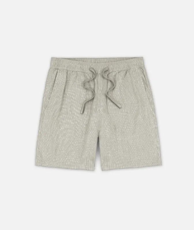 Daybreak Linen Short - Tan made by JETTY