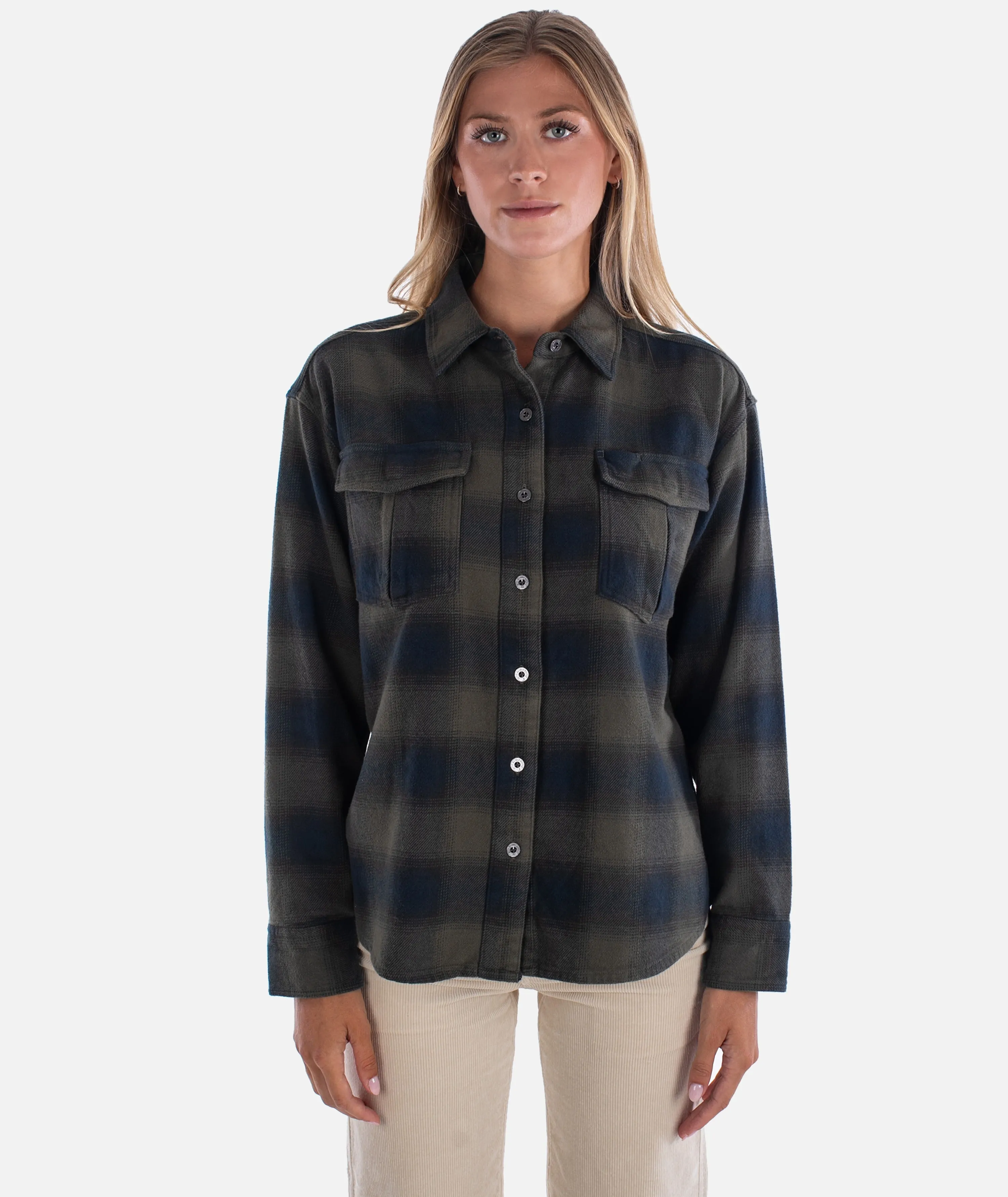 Anchor Flannel - Agave sold by JETTY