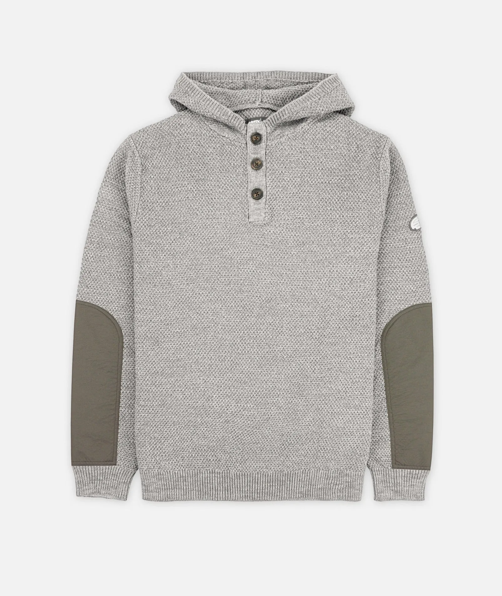 Barnacle Knit Hoodie - Grey sold by JETTY