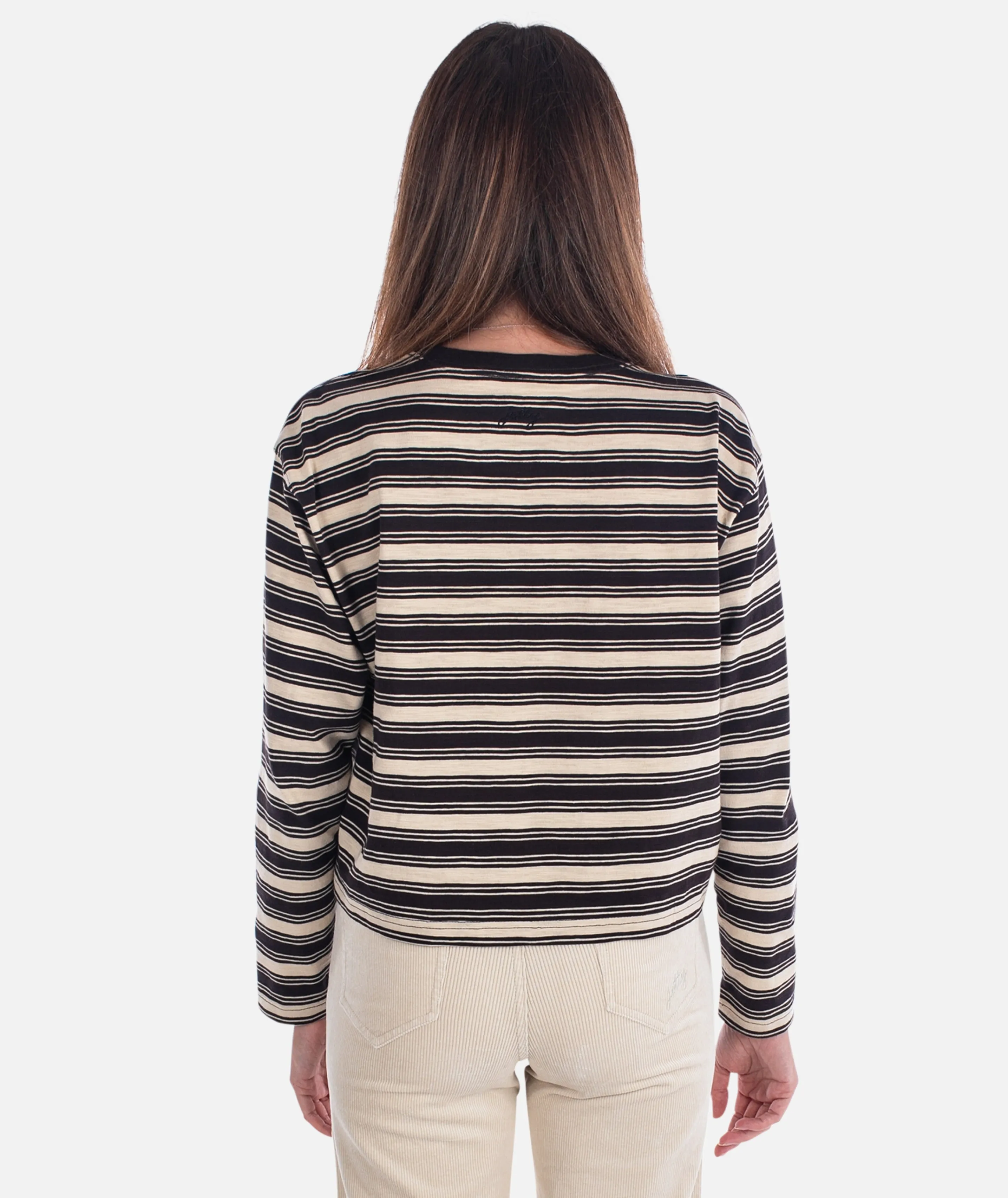 Barque Stripe Tee - Brown sold by JETTY product image thumbnail 2