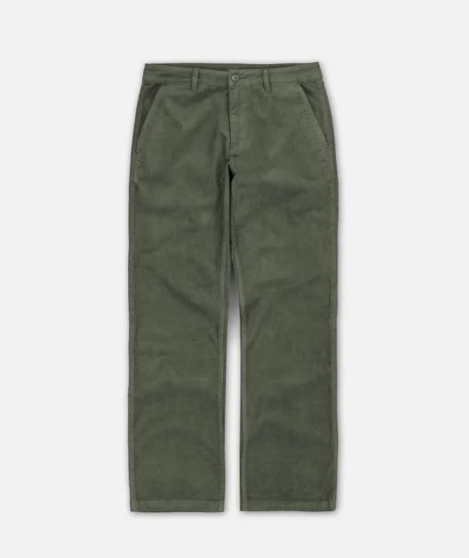 Depth Corduroy Pant - Olive sold by JETTY