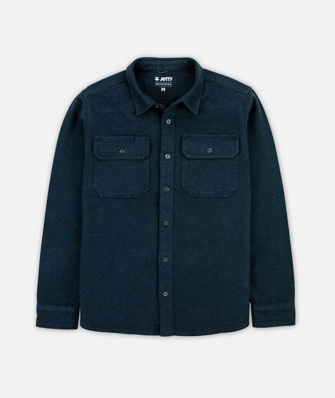 Horizon Heavy Duty Shirt - Midnight Navy sold by JETTY