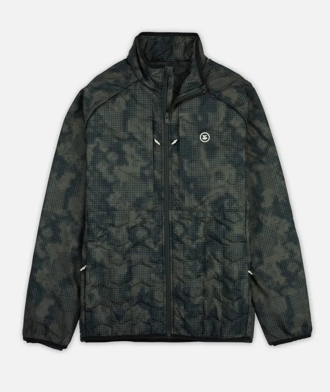 Inlet Puffer Jacket - Army sold by JETTY